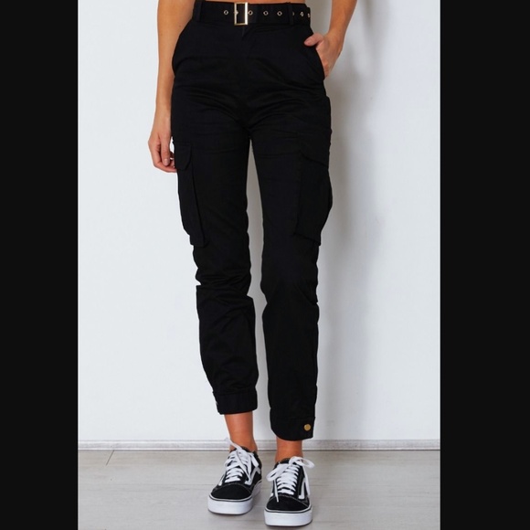 white fox cargo pants